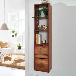 Wohnen 35x150x30 Hängeregal mit drei Fächern - Elmin