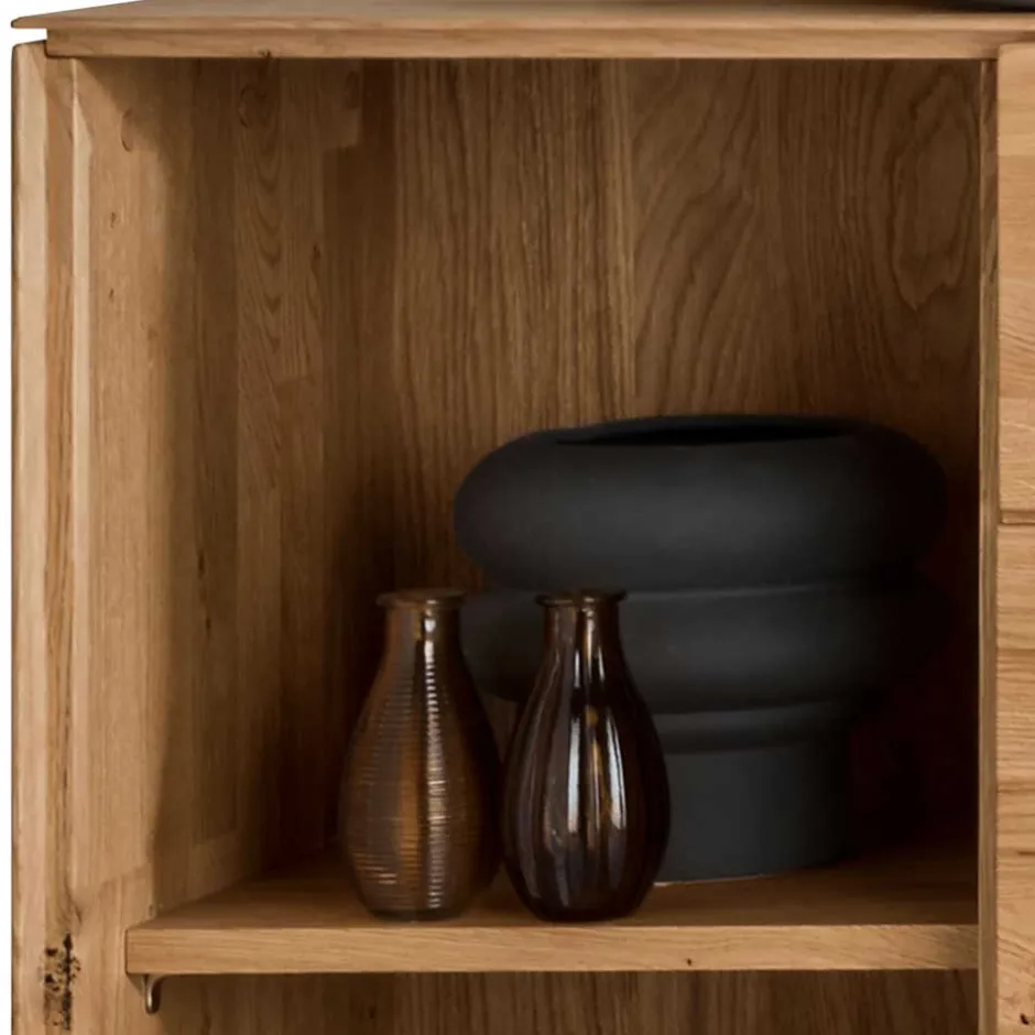 97x84x41 Hängeschrank aus Wildeiche Massivholz - Sinta^Wohnen Clearance