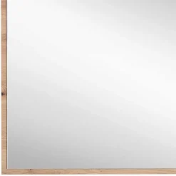 Wohnen 80x70x2 Hängespiegel mit Rahmen in Holzoptik - Kuetra