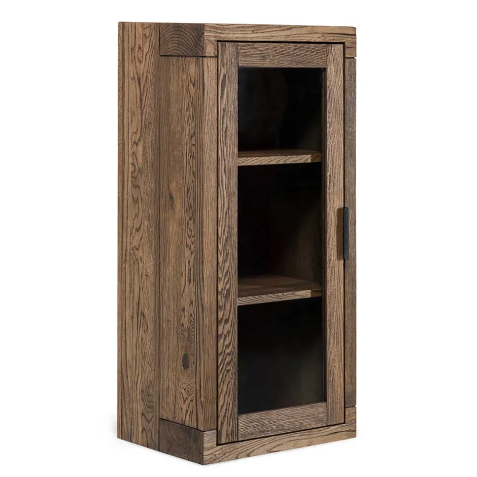 50x105x35 Hängevitrine aus Eiche in Wenge - Sieno^Wohnen Online