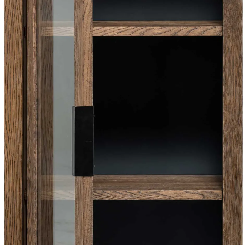 50x105x35 Hängevitrine aus Eiche in Wenge - Sieno^Wohnen Online