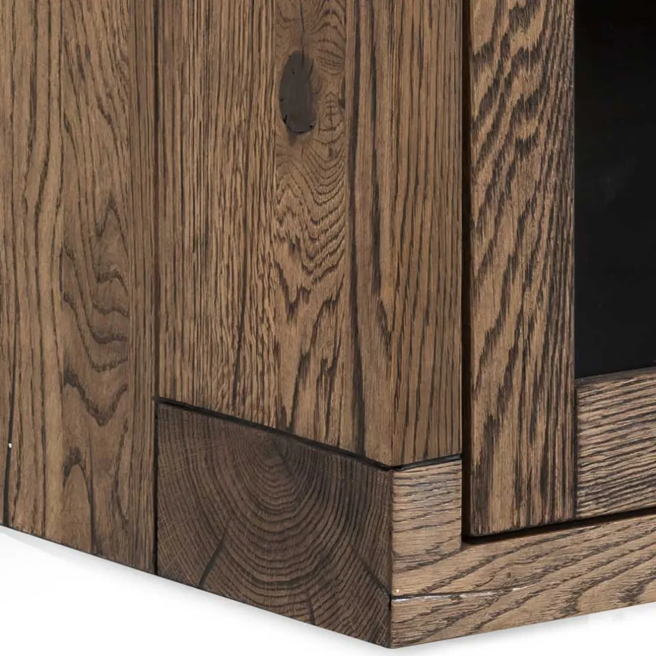 50x105x35 Hängevitrine aus Eiche in Wenge - Sieno^Wohnen Online