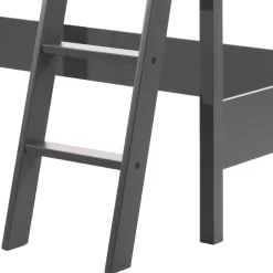 139x160x210 Hochbett mit Leiter in Anthrazit - Donya^Wohnen Outlet