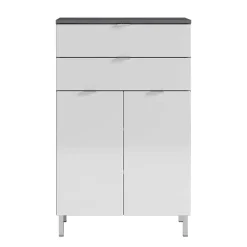 60x97x34 Hochglanz Kommode in Weiß - Otrus^Wohnen Best