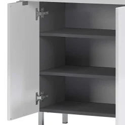 60x97x34 Hochglanz Kommode in Weiß - Otrus^Wohnen Best