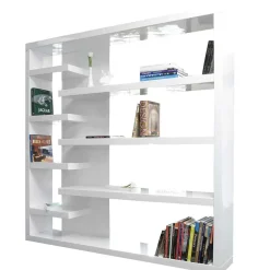 Wohnen 200x200x35 Hochglanz Regal Raumteiler - Sakura