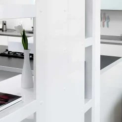 Wohnen 200x200x35 Hochglanz Regal Raumteiler - Sakura