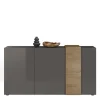 181x94x44 Hochglanz Sideboard in Dunkelgrau - Eracosta^Wohnen Outlet