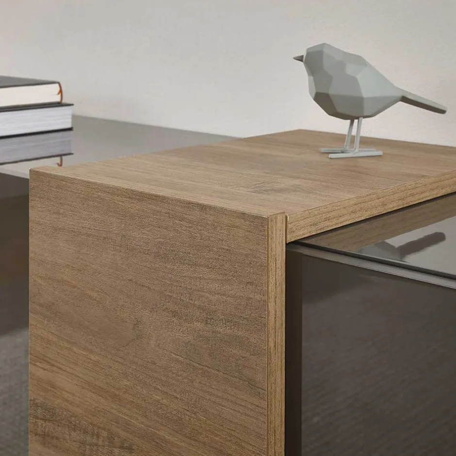 181x94x44 Hochglanz Sideboard in Dunkelgrau - Eracosta^Wohnen Outlet