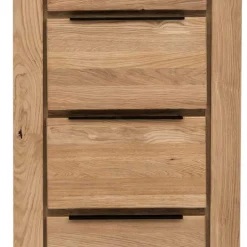 Wohnen 60x141x40 Hochkommode aus Eiche teilmassiv - Nelenia