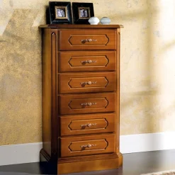 Wohnen 60x105x36 Hochkommode im klassischen Stil - Gestrov