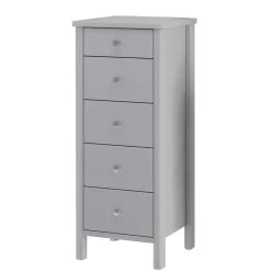 Wohnen 40x106x41 Hochkommode in Grau lackiert - Jessy