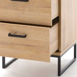 Wohnen 50x116x44 Hochkommode mit Bügelgestell - Truvisas