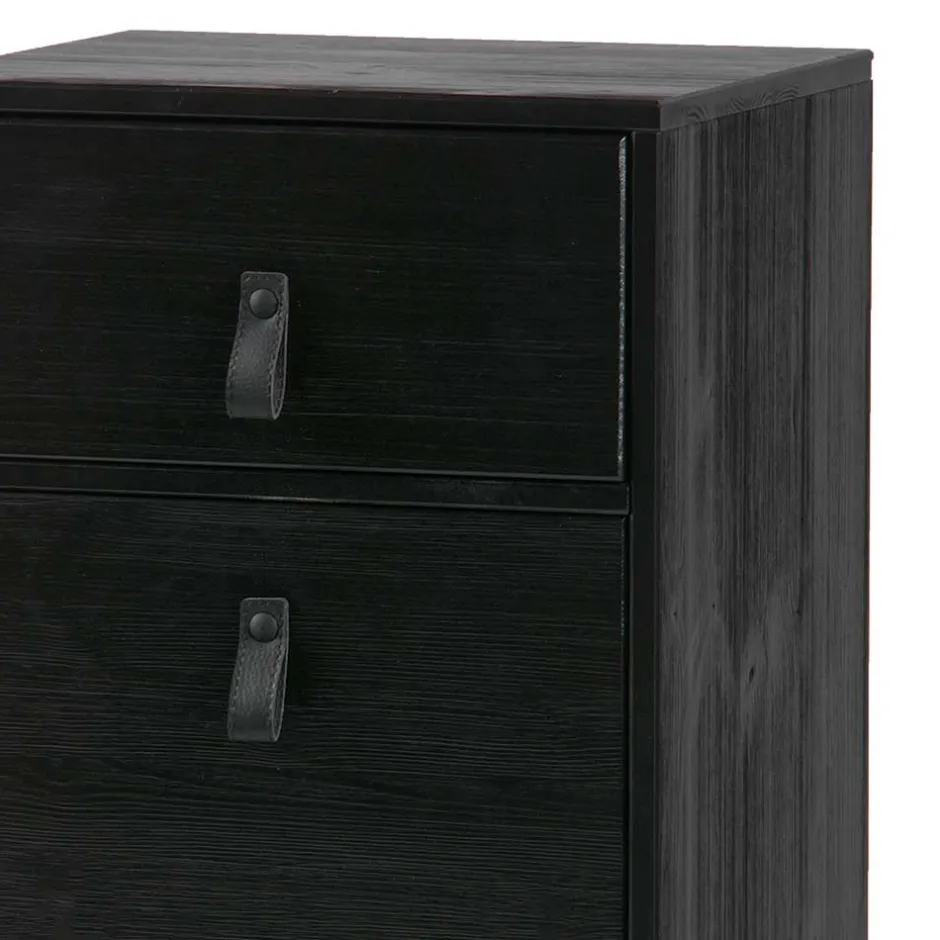 Wohnen 40x74x35 Hochkommode mit Bügelgestell - Clewono