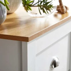 Wohnen 53x114x39 Hochkommode mit fünf Schubladen - Intora