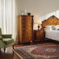 Wohnen 60x120x43 Hochkommode mit sieben Schubladen - Carlenna