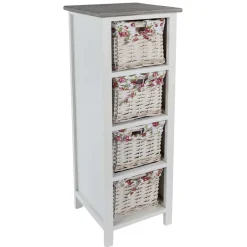 31x89x31 Hochkommode mit vier Körben - Galiferia^Wohnen Outlet