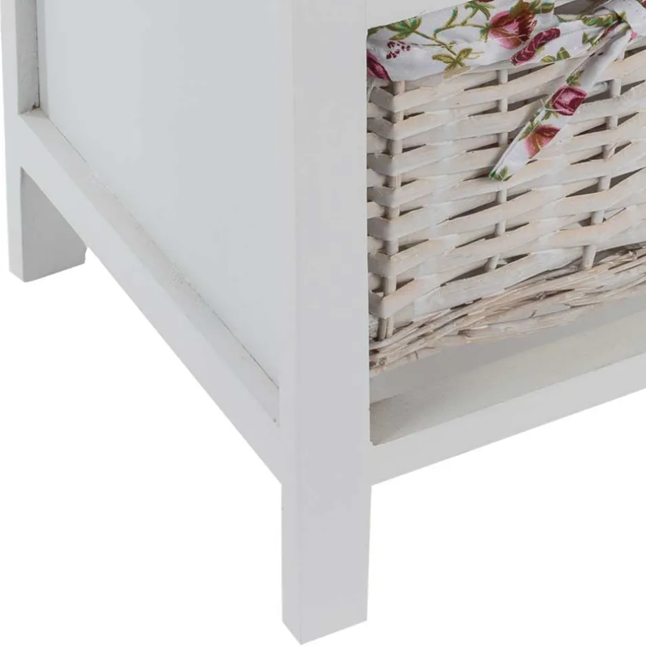 31x89x31 Hochkommode mit vier Körben - Galiferia^Wohnen Outlet