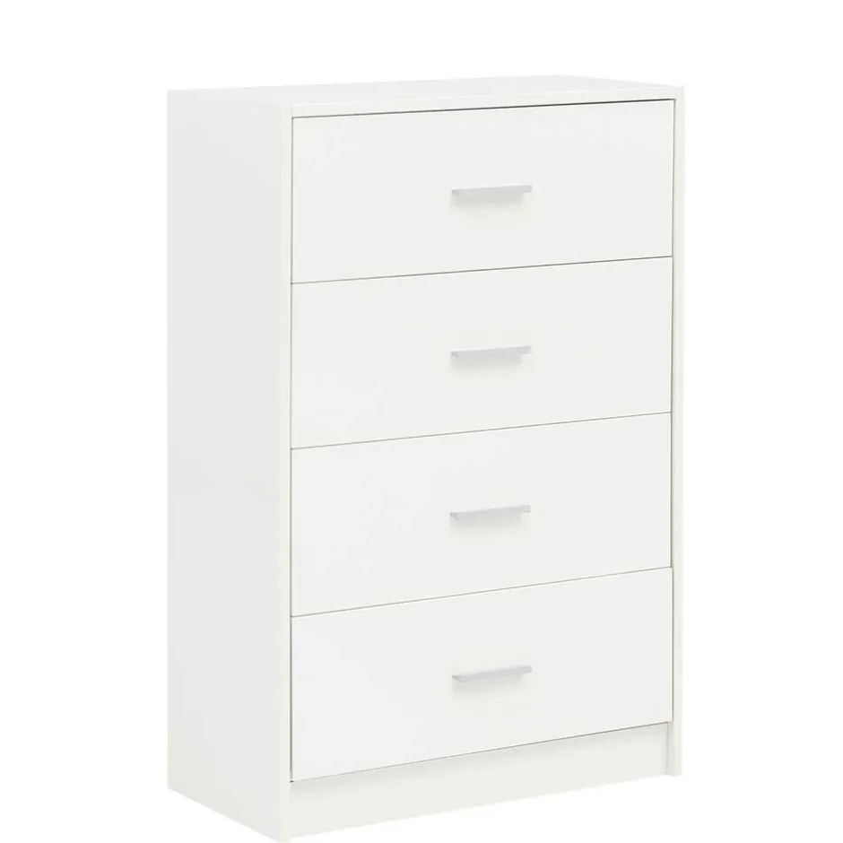 Wohnen 60x90x30 Hochkommode mit vier Schubladen - Hank