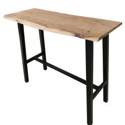 125x112x51 Hochtisch aus Akazie Baumkante - Clause^Wohnen Hot