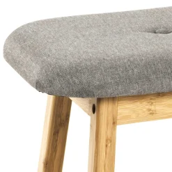 Wohnen 60x44x30 Hocker Bank aus Bambus - Iwarni