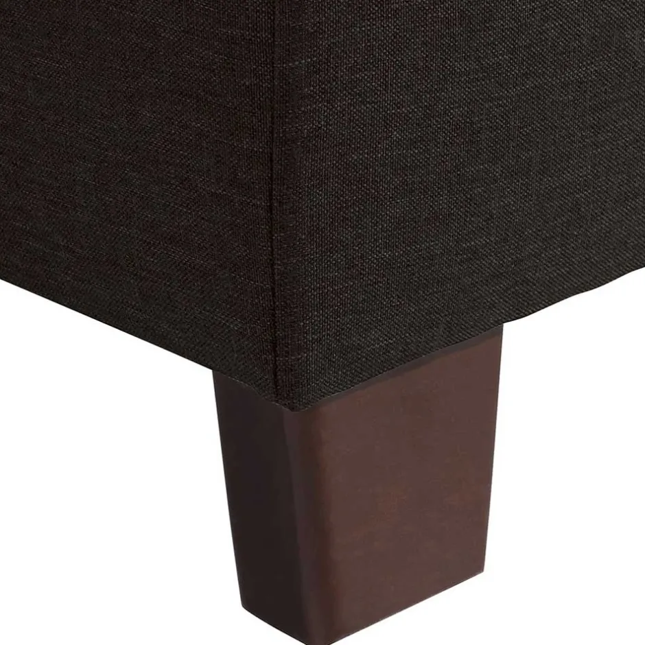 Wohnen 90x43x60 Hocker in Dunkelbraun - Acristodat