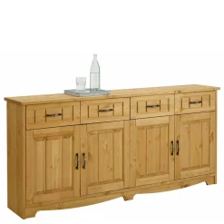 194x89x37 Holz Sideboard aus Kiefer Natur - Vanpos^Wohnen Outlet