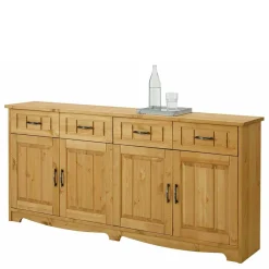 194x89x37 Holz Sideboard aus Kiefer Natur - Vanpos^Wohnen Outlet