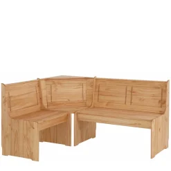 168x87x127 Holz-Eckbank & Esstisch - Ynvinata (zweiteilig)^Wohnen New