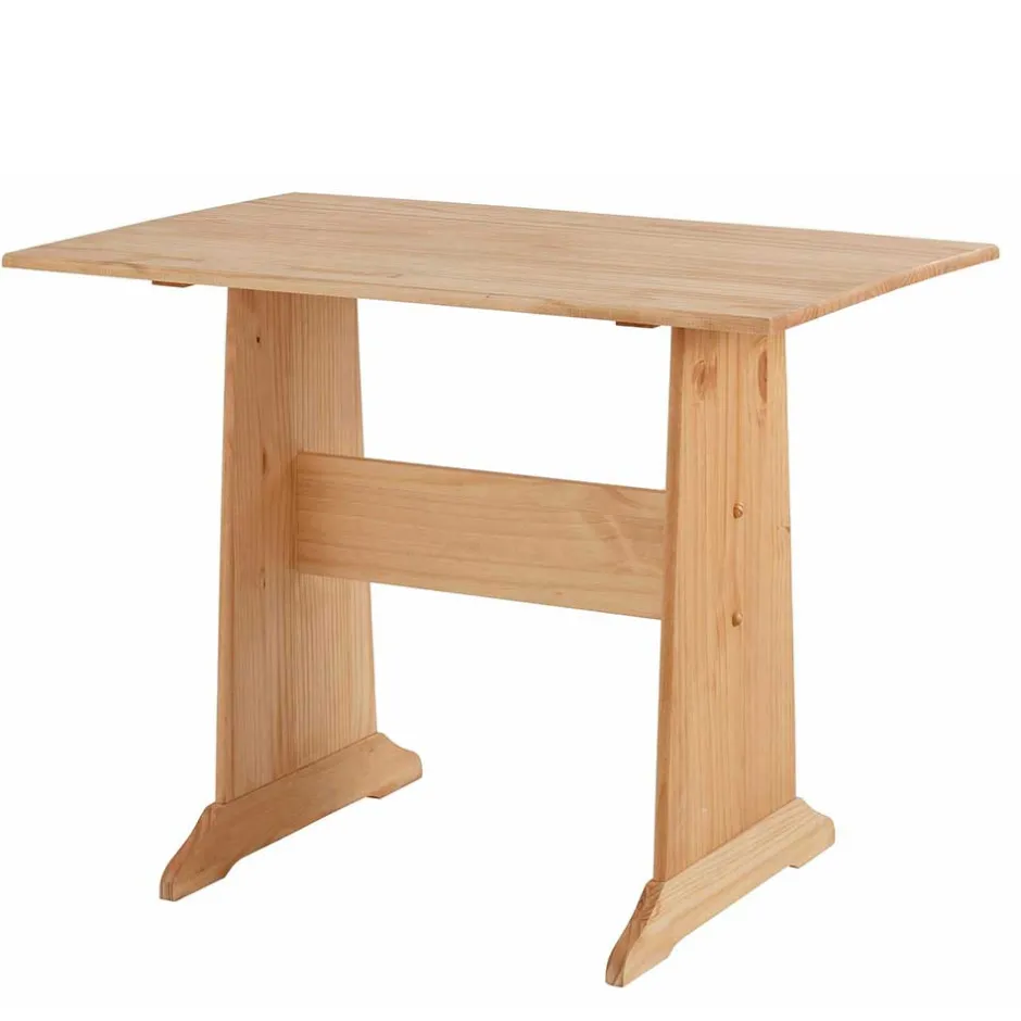 168x87x127 Holz-Eckbank & Esstisch - Ynvinata (zweiteilig)^Wohnen New