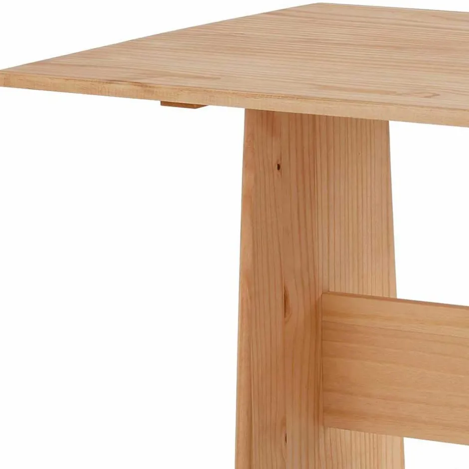 168x87x127 Holz-Eckbank & Esstisch - Ynvinata (zweiteilig)^Wohnen New