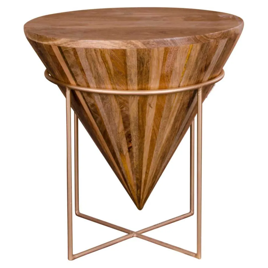 45x45x45 Holztisch im Kegel Konus Design - Scolari^Wohnen Discount