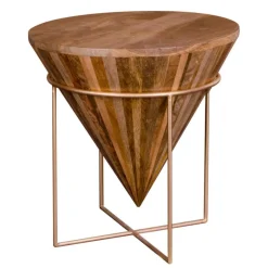 45x45x45 Holztisch im Kegel Konus Design - Scolari^Wohnen Discount