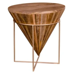 45x45x45 Holztisch im Kegel Konus Design - Scolari^Wohnen Discount