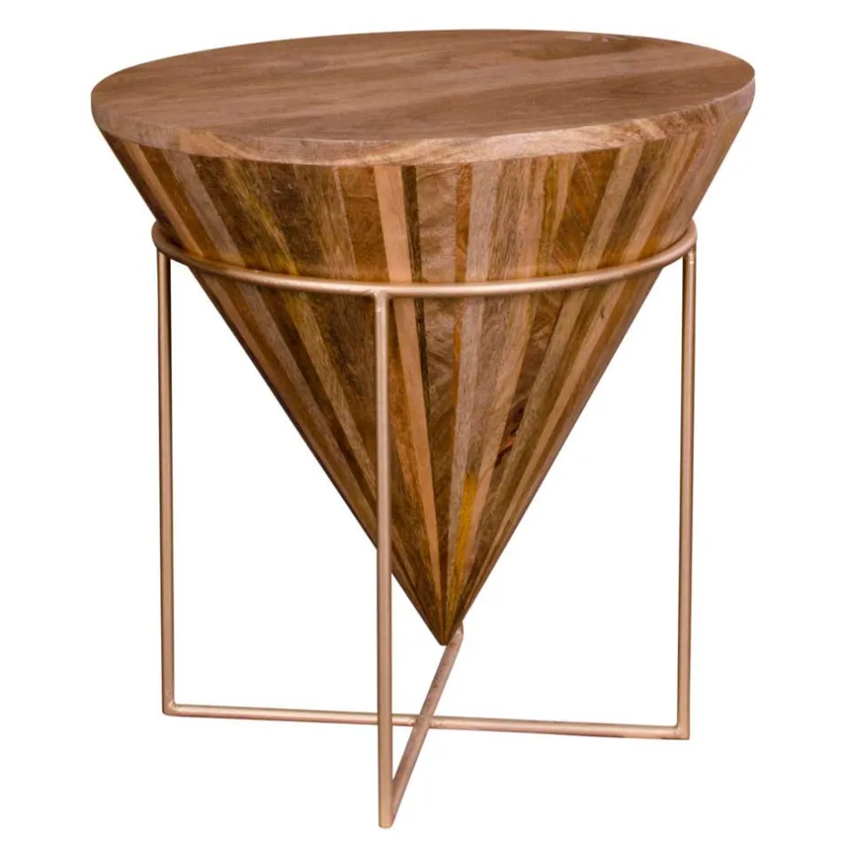 45x45x45 Holztisch im Kegel Konus Design - Scolari^Wohnen Discount