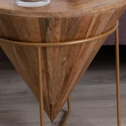 45x45x45 Holztisch im Kegel Konus Design - Scolari^Wohnen Discount