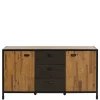 Wohnen 150x80x45 Industrial Kommode aus Holz & Metall - Nadeicra