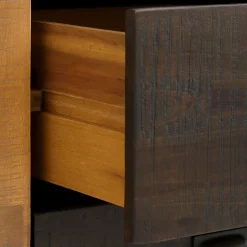 Wohnen 150x80x45 Industrial Kommode aus Holz & Metall - Nadeicra