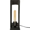 13x37x13 Industrial Tischlampe in Schwarz Nickel - Julesta^Wohnen Sale