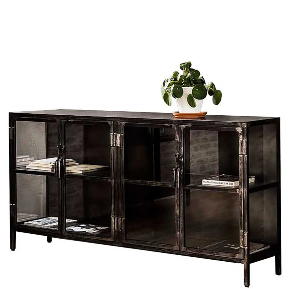 Wohnen 180x92x40 Industry Sideboard aus Metallguss - Vatros