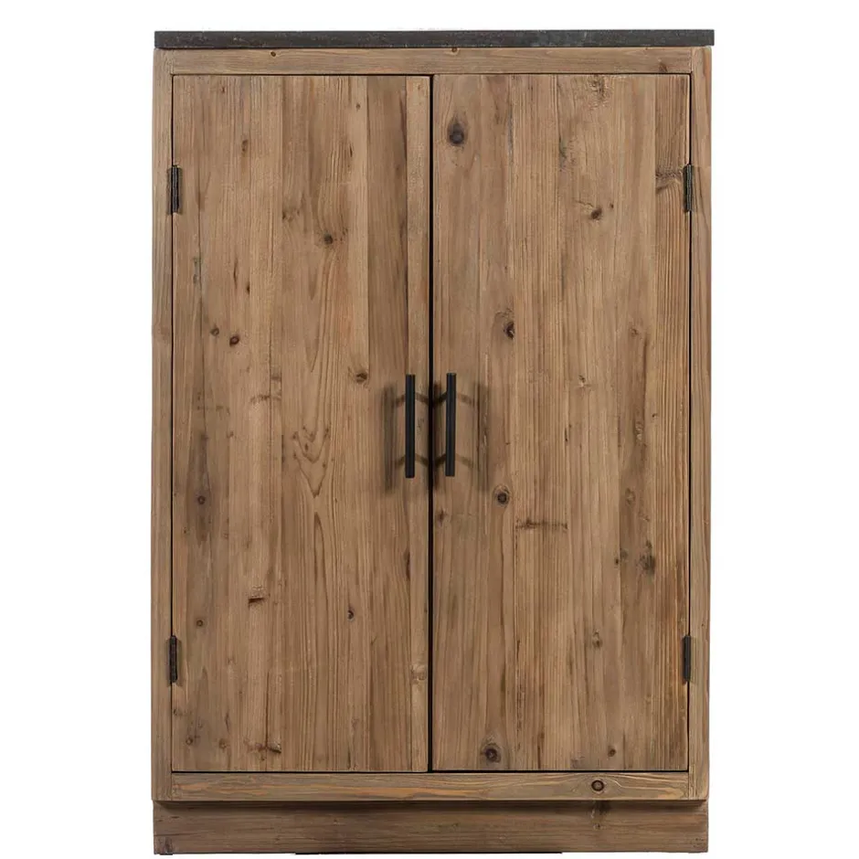 81x120x59 Küchenschrank mit Steinplatte - Macsena^Wohnen Best