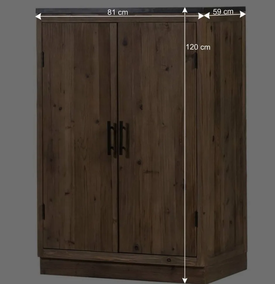 81x120x59 Küchenschrank mit Steinplatte - Macsena^Wohnen Best