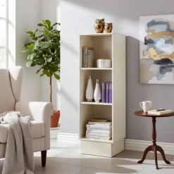 40x126x34 Kiefernholz Regal in Creme - Rospus^Wohnen Online