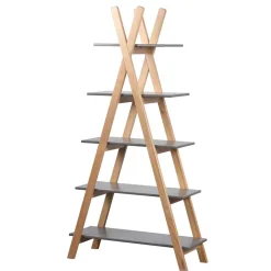 Kinder Wohnen 90x170x35 Kinderzimmer Regal Dreieck Design - Istiane