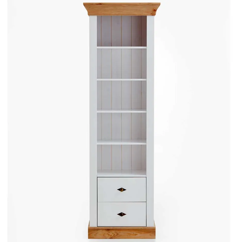 Kinder Wohnen 66x203x46 Kinderzimmerregal aus Kiefer teilmassiv - Sibiuta