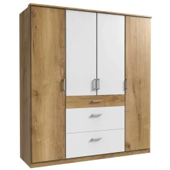 179x199x58 Kleiderschrank 4 Türen & 3 Schubladen - Curacao^Wohnen Clearance