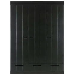 Wohnen 140x195x53 Kleiderschrank 3-türig & 3 Schubladen - Vindrus