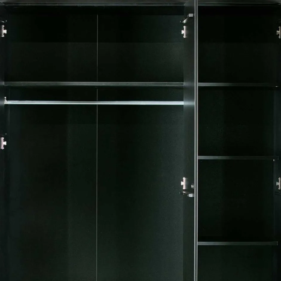 Wohnen 140x195x53 Kleiderschrank 3-türig & 3 Schubladen - Vindrus