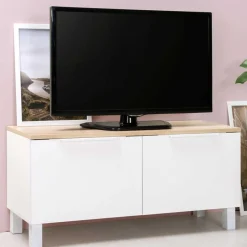 93x44x35 Kleiner TV Unterschrank in Weiß - Astrid^Wohnen Best