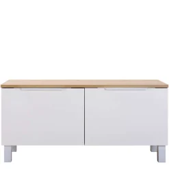 93x44x35 Kleiner TV Unterschrank in Weiß - Astrid^Wohnen Best